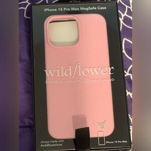 Wildflower Case - Pink Magsafe iPhone 15 Pro Max Case